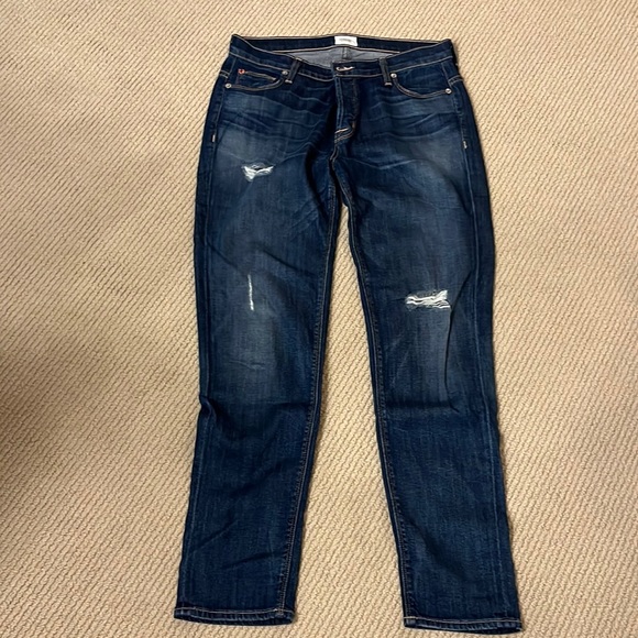 Hudson size 27 button fly boyfriend jeans. Super soft and stretch. - Picture 1 of 6